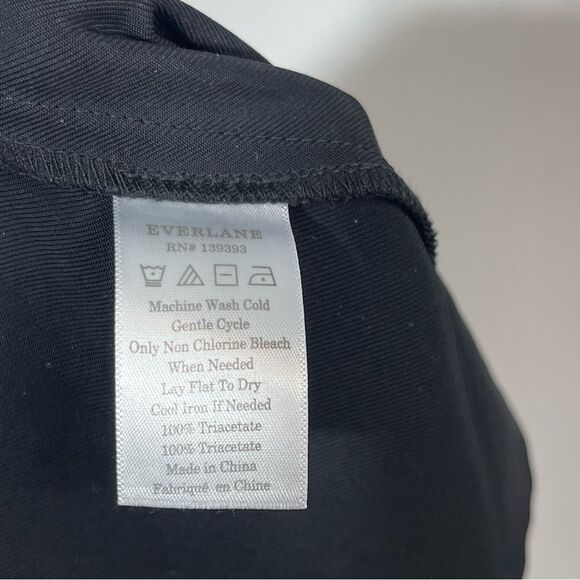 Everlane The Japanese GoWeave Zip Track Pant Black Pull On High Rise Minimalist - Picture 12 of 16